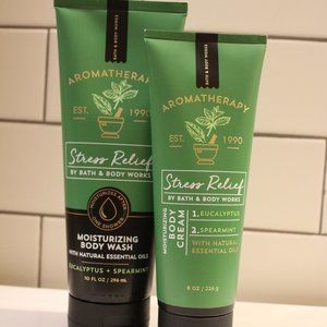 Stress Relief by Bath & Body Works - Body Wash & Body Cream - NEW